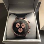 Reloj-Calvin-Klein-City-Chrono-K2G17TC1-Suizo-Fecha-Correa-de-Cuero-Negro-Cobre