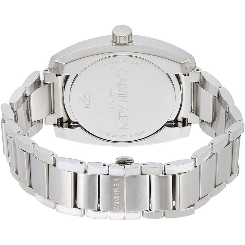 Reloj-Calvin-Klein-Achieve-K8W3114N-Suizo-Fecha-Acero-Inoxidable-Plateado-Azul
