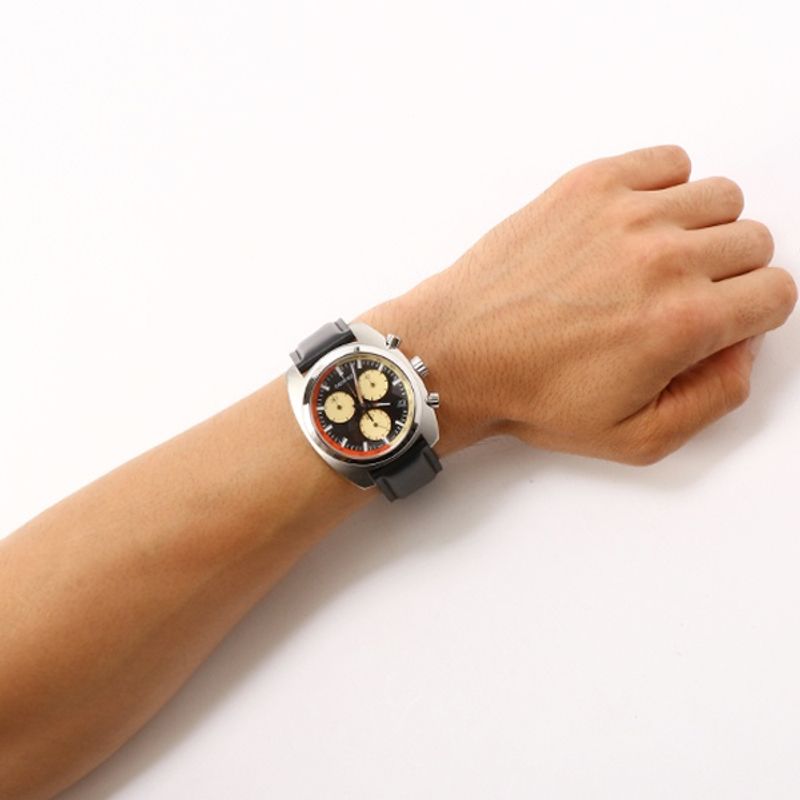 Reloj-Calvin-Klein-Achieve-K8W371C1-Suizo-Fecha-Cronometro-Correa-de-Cuero-Negro