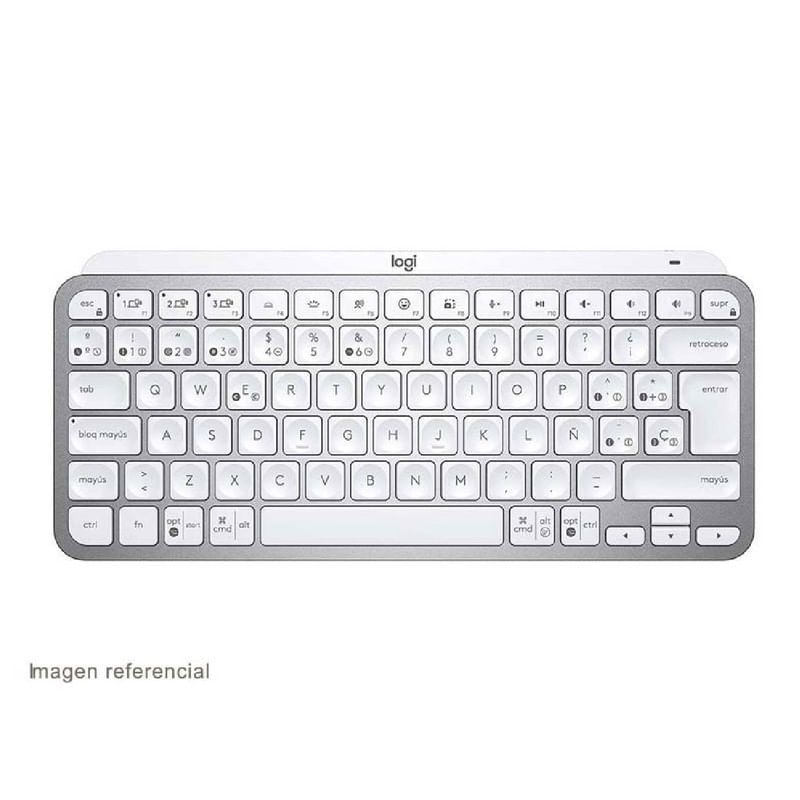 Teclado-Logitech-Mx-Keys-Mini-Multi-device-Bt-Iluminado-Gris
