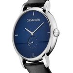 Reloj-Calvin-Klein-Established-K9H2X1CN-Suizo-Correa-de-Cuero-Negro