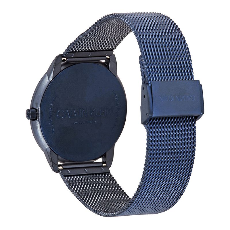Reloj-Calvin-Klein-Minimal-K3M51T56-Suizo-Acero-Inoxidable-Azul-Plateado