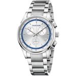 Reloj-Calvin-Klein-Completion-Chrono-KAM27146-Suizo-Fecha-Acero-Inoxidable-Plateado