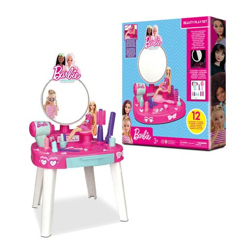 Barbie Set de Tocador de Belleza con Luz y Sonido