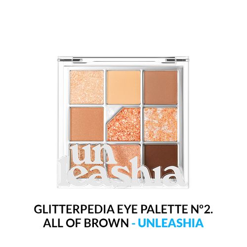 Glitterpedia Eye Palette UNLEASHIA - Nº2 All of Brown