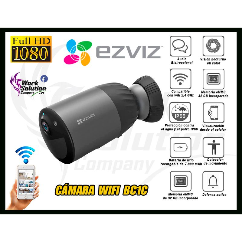 Camara-Seguridad-Ezviz-Wifi-Inalambrico-Bc1C---Bateria---Sd-32Gb
