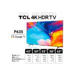 TELEVISOR-TCL-UHD-4K-50--SMART-TV-50P635-GOOGLE-TV--2022--Oferta-