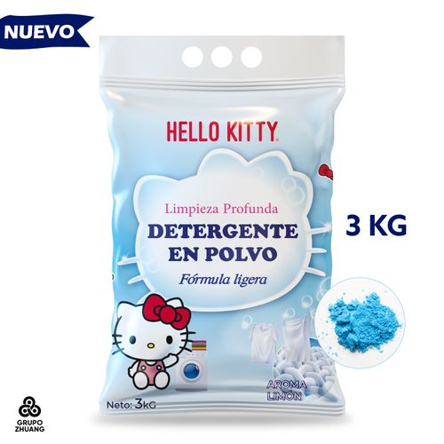Detergente en Polvo de Hello Kitty Aroma a Limon 3kg