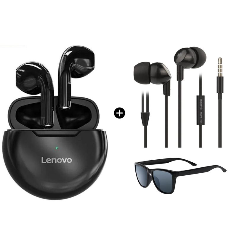 Audifonos-Bluetooth-Lenovo-HT38---Lentes-de-sol-clasicos---Audifonos-Blacksheep-Smoke-de-regalo
