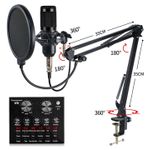 Kit-Microfono-de-estudio-BM-800-Negro-mas-interfaz-de-audio-V8