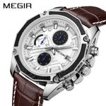 Reloj-Megir-Acero-Plateado-y-Cuero-Marron-MEG-23