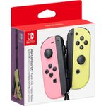 Joy---Con--L-R--Pastel-Rosado-Pastel-Amarillo--Nintendo-Switch-