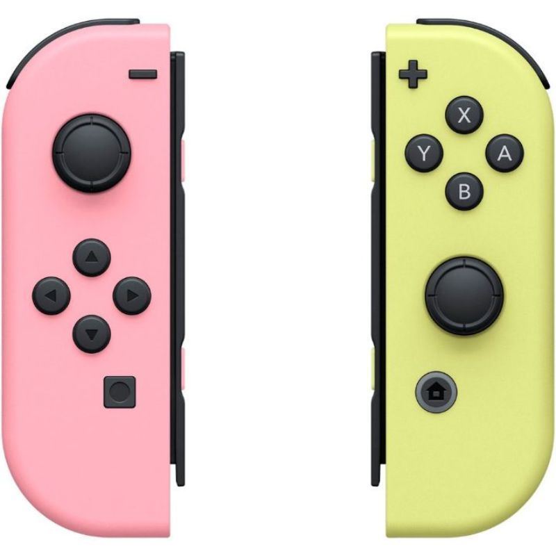Joy---Con--L-R--Pastel-Rosado-Pastel-Amarillo--Nintendo-Switch-