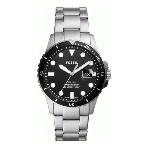 Reloj  Fossil Acero Negro con Plateado FS5652 FOS-25