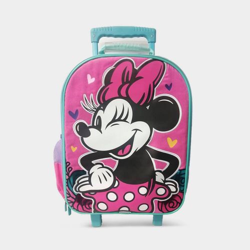 Maleta Escolar Artesco Infante Ar16380272 Minnie Mouse Textil