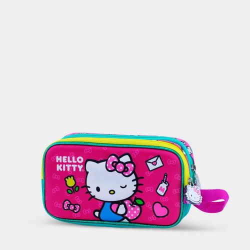 Cartuchera Escolar Scool Pre Escolar 803965 Hello Kitty Eva