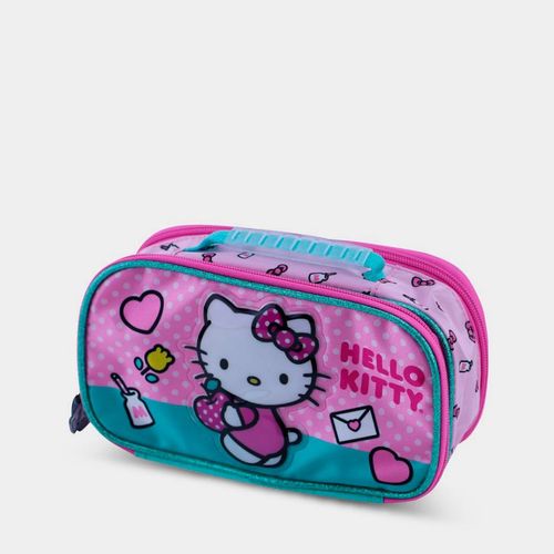 Cartuchera Escolar Scool Pre Escolar 803799 Hello Kitty Textil