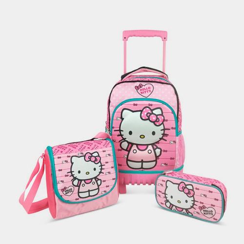 Set 3P Mochi-Rueda Escolar Scool Pre Escolar 803800 Hello Kitty Eva