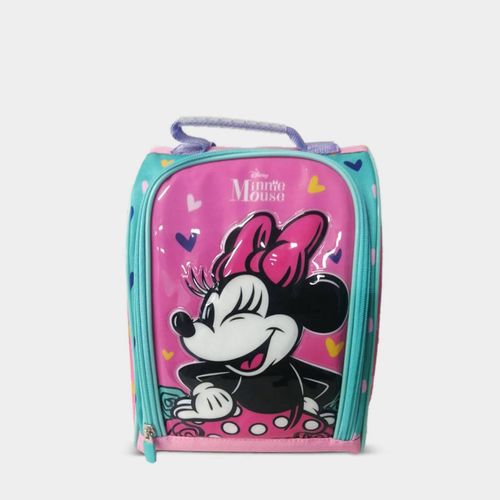 Lonchera Escolar Artesco Infante Ar16380275 Minnie Mouse Textil