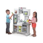 Cocina-Moderna-Downtown-para-Niños-STEP-2-Gris-con-Accesorios