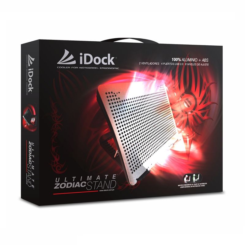 iDock---Cooler-Ultimate-Zodiac-Aluminio-con-4-Puertos-USB-30