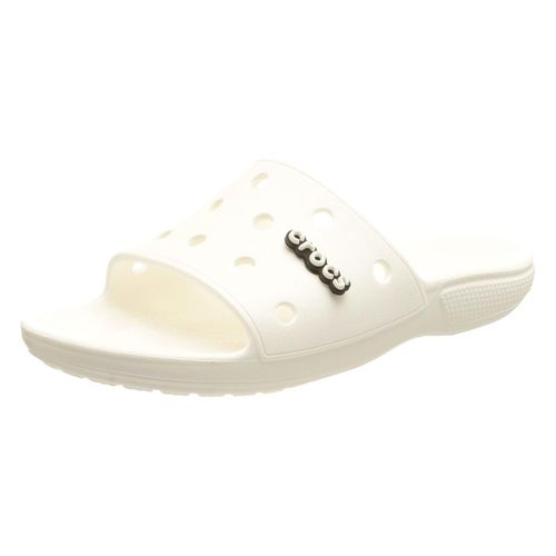 Sandalias Crocs Unisex con Pin Blancas - Talla 37/38