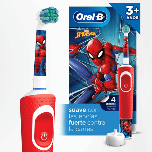 Cepillo Eléctrico Recargable Oral-B Spiderman 1 unidad