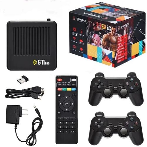 Consola de Videojuegos G11 Pro Tv Box 4K HD Dual