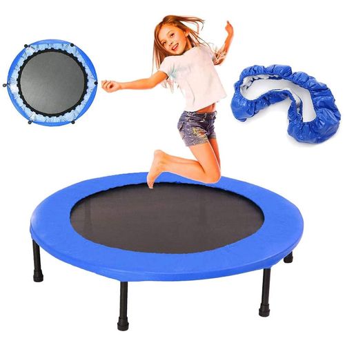 Trampolín Saltarín Funcional 36 Pulgada Doble Resorte Acero TRAMPOLIN BLUE