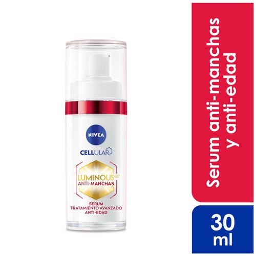 Sérum Facial NIVEA Luminous 630 Tratamiento Avanzado Anti-edad Frasco 30ml