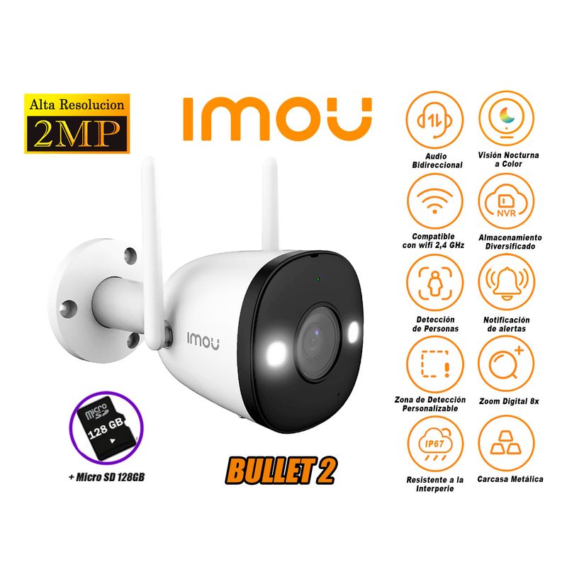 Camara-Seguridad-WiFi-BULLET-2-2MP-Full-HD-Externa-Noche-Color-128GB