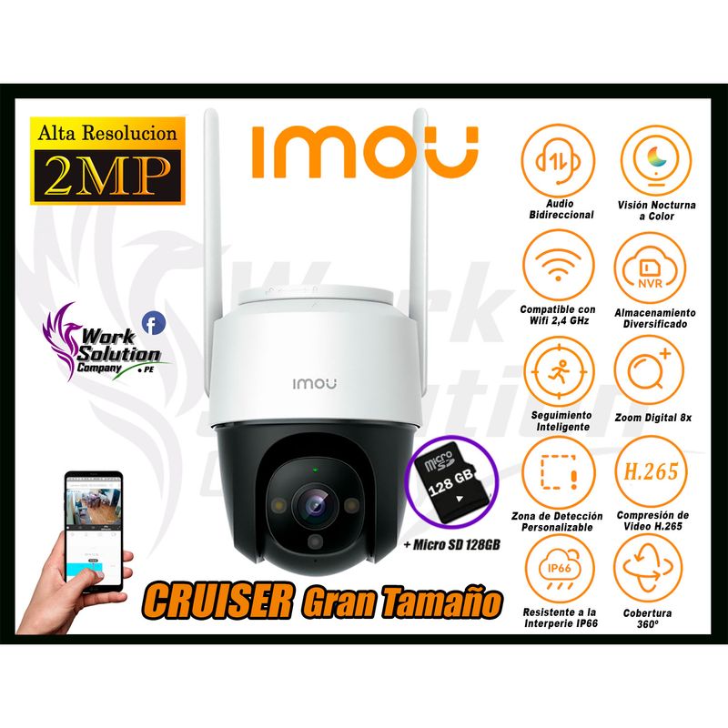 Camara-de-Seguridad-Wi-Fi-IMOU-CRUISER-2MP-360º-Gran-Tamaño-SD-128GB