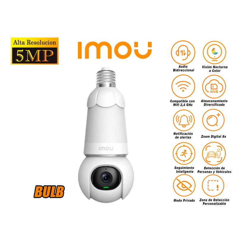Camara-Seguridad-Foco-Wi-Fi-Imou-BULB-CAM-5MP-Giro-360°-Noche-Color