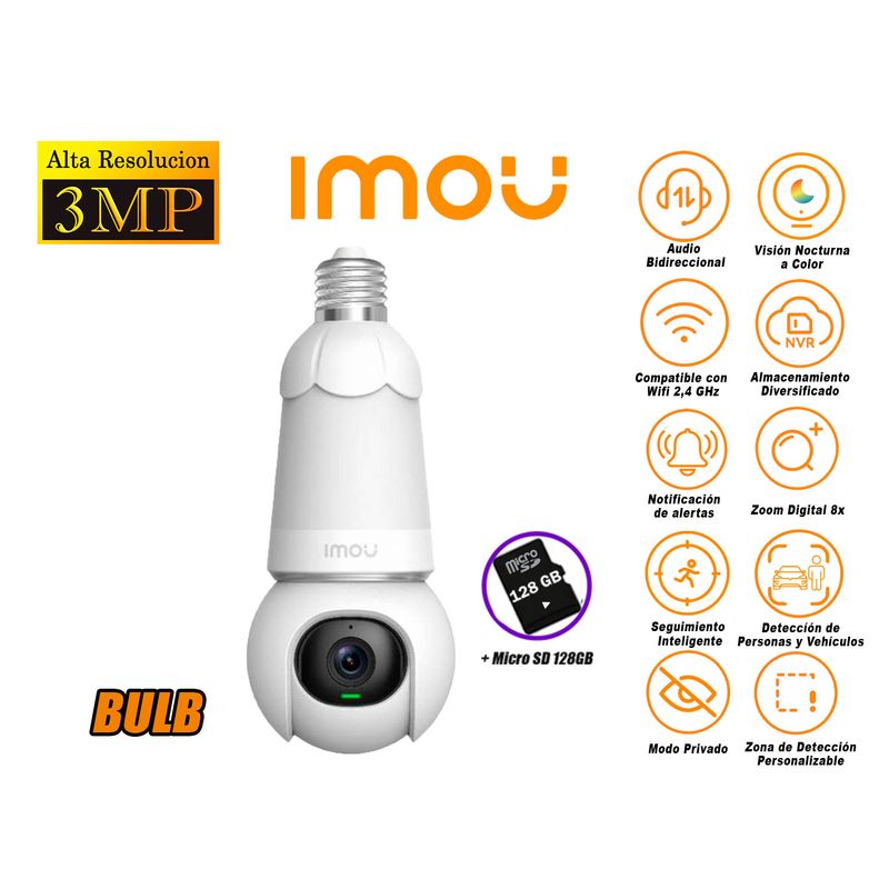 Camara-Seguridad-Foco-Wi-Fi-Imou-BULB-CAM-3MP-360°-Noche-Color-Micro-SD-128GB