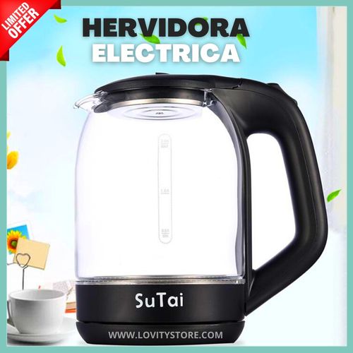 HERVIDORA ELECTRICA CON LUZ LED 2L COLOR ALEATORIO