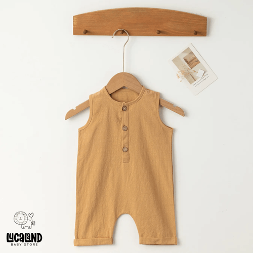 Enterizo camel de muselina unisex