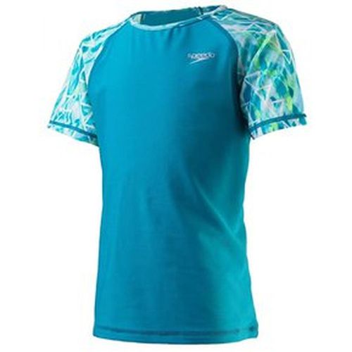 Licra o Polo de Piscina Manga Corta Sppedo Niña Turquesa  - Talla XS