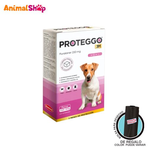 Antipulgas Proteggo 3M De 4.5 A 10 Kg X 1 Tableta