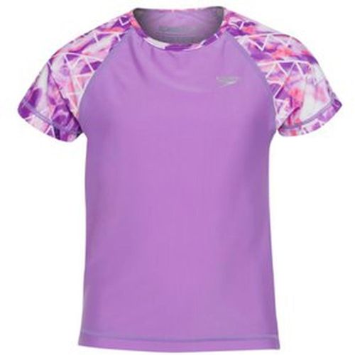 Licra o Polo de Piscina Manga Corta Sppedo Niña Rosado  - Talla XS