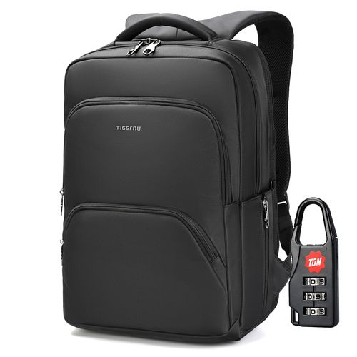 Mochila Hombre Tigernu T-B3189 Laptop Viaje Antirrobo Negro