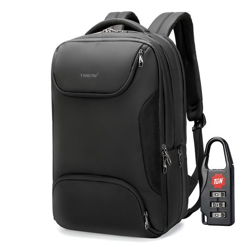 Mochila Hombre Tigernu T-B3976 Laptop Antirrobo Viaje Negro