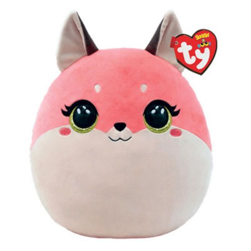 Peluche Ty Squishaboos Roxie Zorro Rosa