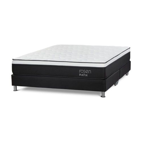 Box Tarima Path King Grafito + 2 Almohadas