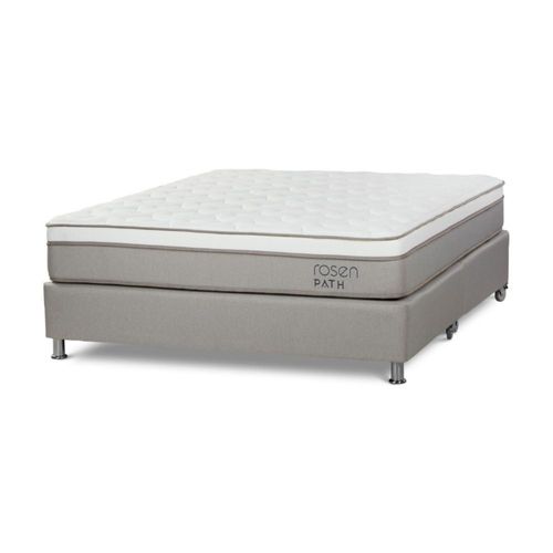 Box Tarima Path Queen Niebla + 2 Almohadas