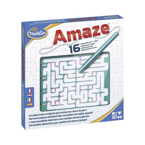 Juego Thinkfun Amaze 16 Laberintos En Uno - Multilenguaje