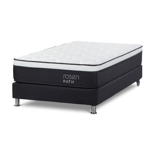 Box Tarima Path 1.5 Plazas Grafito + 1 Almohada