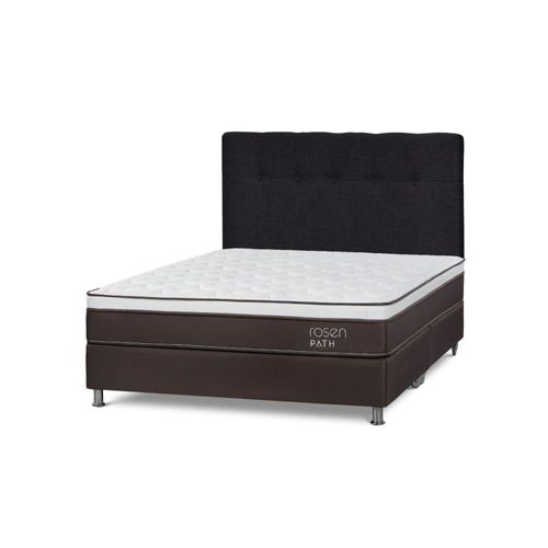 Box Tarima Path Café King R.N Bennet Grafito + 2 Almohadas