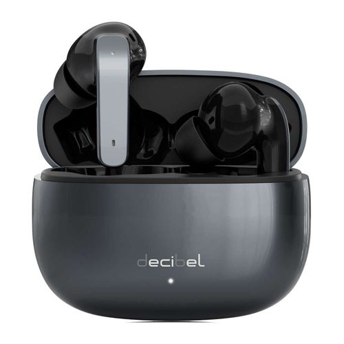 Audífonos bluetooth True Wireless Decibel FreePods 2 resistente al agua IPX5, duración máx. 6 horas, cancelación de ruido, negro