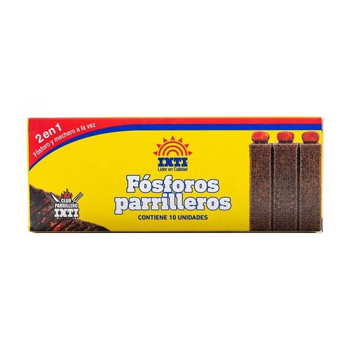 Fósforo parrillero x 10 unidades Inti