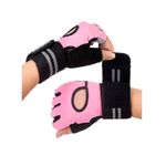 Guante-Deportivo-C--Muñequera-Poder-Transpirable-Pesas-Rosa-Talla-S